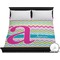 Colorful Chevron Duvet Cover (King)