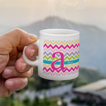 Colorful Chevron Single Shot Espresso Cup - Single (Personalized)