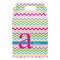 Colorful Chevron Gable Favor Box - Front