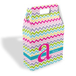 Colorful Chevron Gable Favor Box (Personalized)