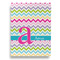 Colorful Chevron House Flags - Double Sided - FRONT