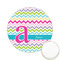 Colorful Chevron Icing Circle - Small - Front