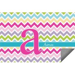 Colorful Chevron Indoor / Outdoor Rug - 2'x3' (Personalized)