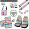 Colorful Chevron Interior Car Accessories