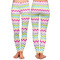 Colorful Chevron Ladies Leggings - Front and Back