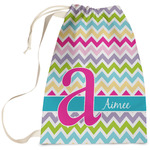 Colorful Chevron Laundry Bag - Large (Personalized)