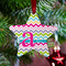 Colorful Chevron Metal Star Ornament - Lifestyle