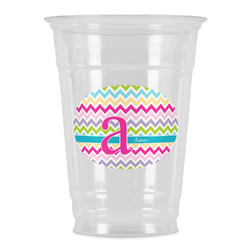 Colorful Chevron Party Cups - 16oz (Personalized)