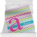 Colorful Chevron Minky Blanket (Personalized)