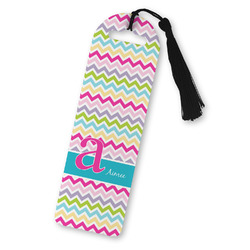 Colorful Chevron Plastic Bookmark (Personalized)