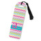 Colorful Chevron Plastic Bookmarks - Front