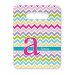 Colorful Chevron Rectangular Trivet with Handle (Personalized)