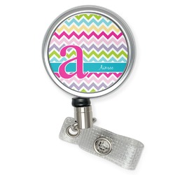 Colorful Chevron Retractable Badge Reel (Personalized)