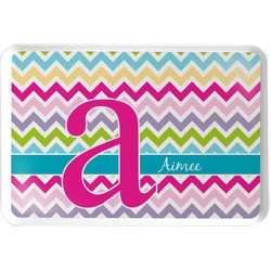 Colorful Chevron Serving Tray (Personalized)