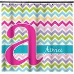 Colorful Chevron Shower Curtain - Custom Size (Personalized)