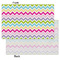 Colorful Chevron Tissue Paper - Heavyweight - Small - Front & Back