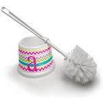 Colorful Chevron Toilet Brush (Personalized)