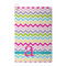 Colorful Chevron Waffle Weave Golf Towel - Front/Main