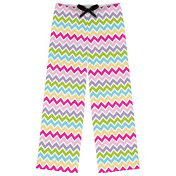 Colorful Chevron Womens Pajama Pants - S