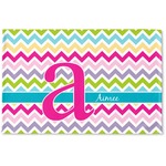 Colorful Chevron Woven Mat (Personalized)