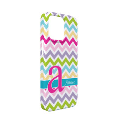 Colorful Chevron iPhone Case - Plastic - iPhone 13 Mini (Personalized)