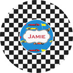 Checkers & Racecars Multipurpose Round Labels - 2" (Personalized)