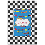 Checkers & Racecars Poster - Matte - 24x36 (Personalized)