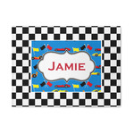 Checkers & Racecars 5' x 7' Patio Rug (Personalized)