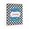 Checkers & Racecars 8x10 - Canvas Print - Angled View