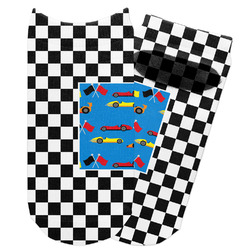 Checkers & Racecars Adult Ankle Socks