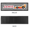 Checkers & Racecars Bar Mat - Large - APPROVAL