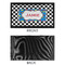 Checkers & Racecars Bar Mat - Small - APPROVAL