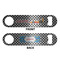 Checkers & Racecars Bottle Opener - Front & Back