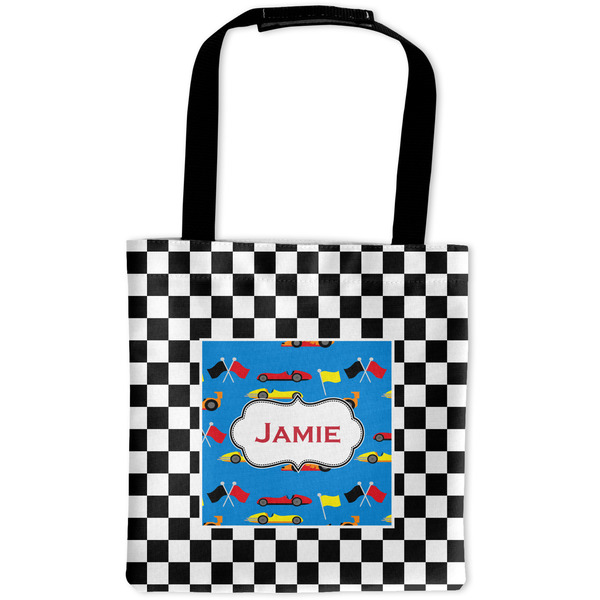 Custom Checkers & Racecars Auto Back Seat Organizer Bag (Personalized)