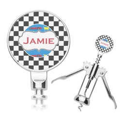 Checkers & Racecars Corkscrew (Personalized)