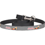 Checkers & Racecars Dog Leash (Personalized)