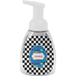 Checkers & Racecars Foam Soap Bottle (Personalized)