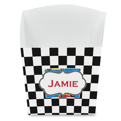 Checkers & Racecars French Fry Favor Boxes (Personalized)