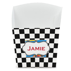 Checkers & Racecars French Fry Favor Boxes (Personalized)