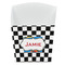 Checkers & Racecars French Fry Favor Box - Front View