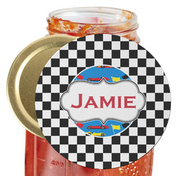 Checkers & Racecars Jar Opener (Personalized)