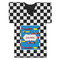 Checkers & Racecars Jersey Bottle Cooler - FRONT (flat)