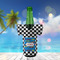 Checkers & Racecars Jersey Bottle Cooler - LIFESTYLE