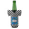 Checkers & Racecars Jersey Bottle Cooler - Set of 4 - FRONT (on bottle)