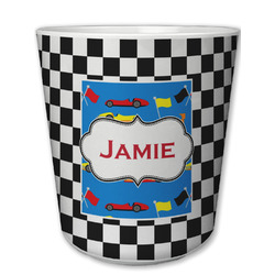 Checkers & Racecars Plastic Tumbler 6oz (Personalized)