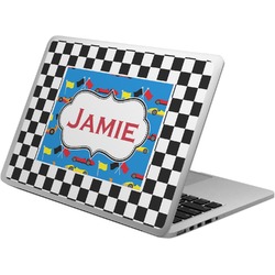 Checkers & Racecars Laptop Skin - Custom Sized (Personalized)