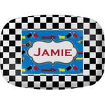 Checkers & Racecars Melamine Platter (Personalized)