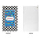 Checkers & Racecars Microfiber Golf Towels - APPROVAL