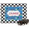 Checkers & Racecars Microfleece Dog Blanket - Large