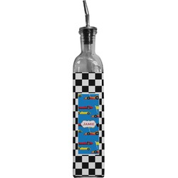 Checkers & Racecars Oil Dispenser Bottle (Personalized)